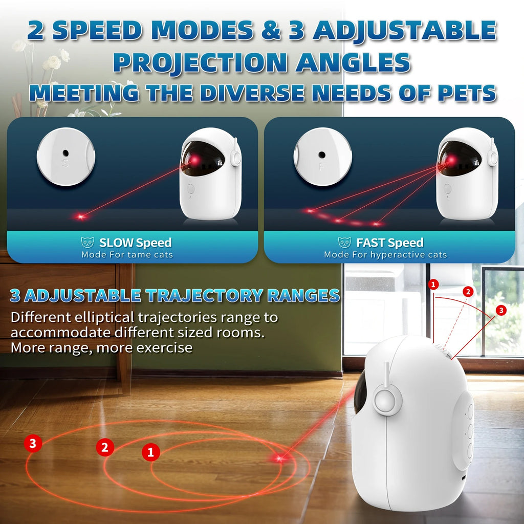 PawMotion Orbit Laser Cat Toy