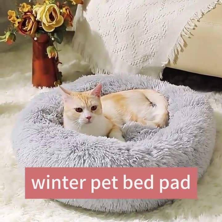 PawMotion Calming Donut Bed