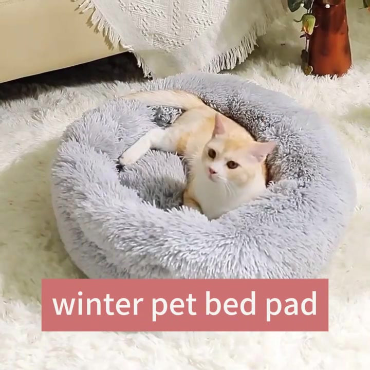 PawMotion Calming Donut Bed
