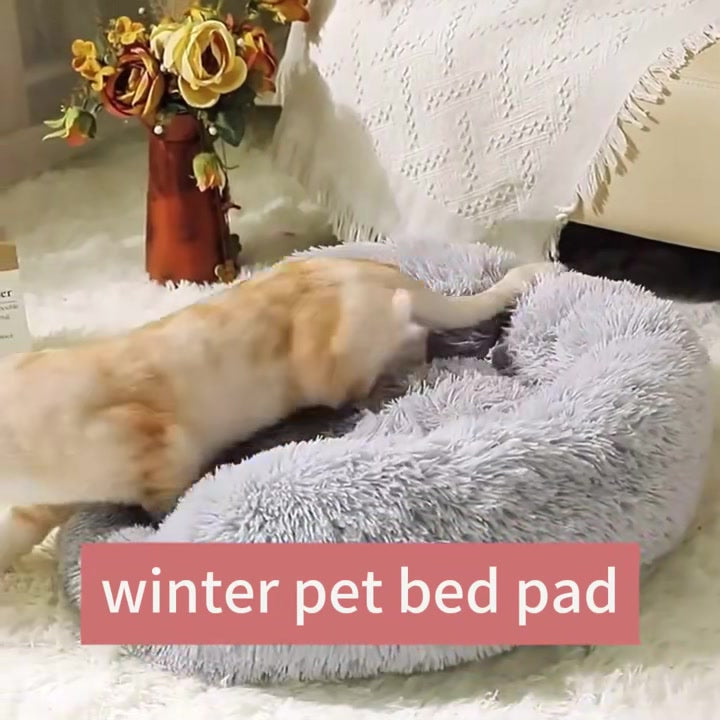 PawMotion Calming Donut Bed