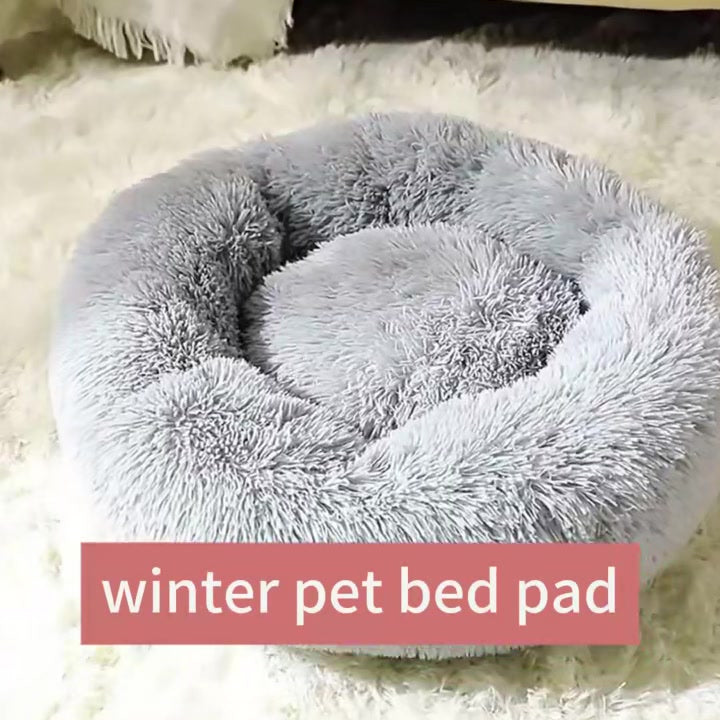 PawMotion Calming Donut Bed