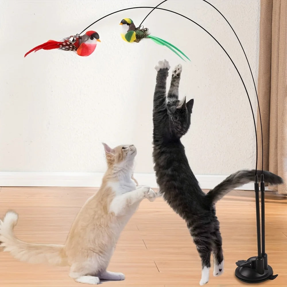 PawMotion Interactive Cat Feather Toy