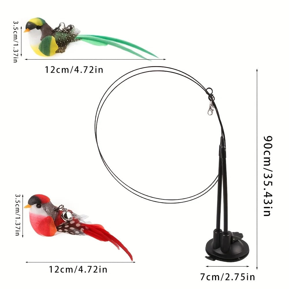 PawMotion Interactive Cat Feather Toy