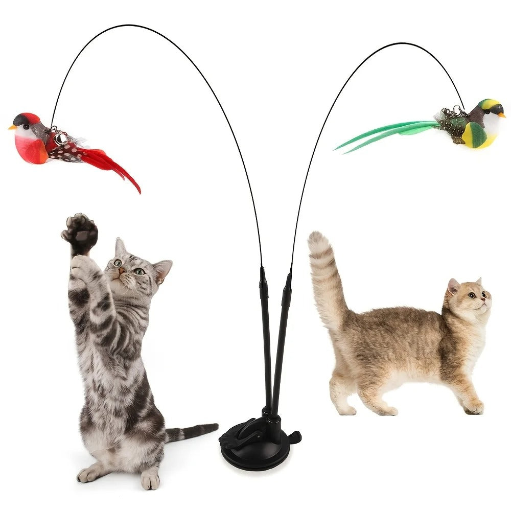 PawMotion Interactive Cat Feather Toy