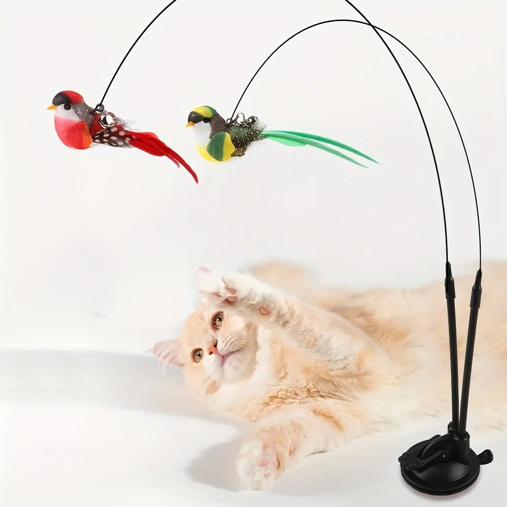 PawMotion Interactive Cat Feather Toy