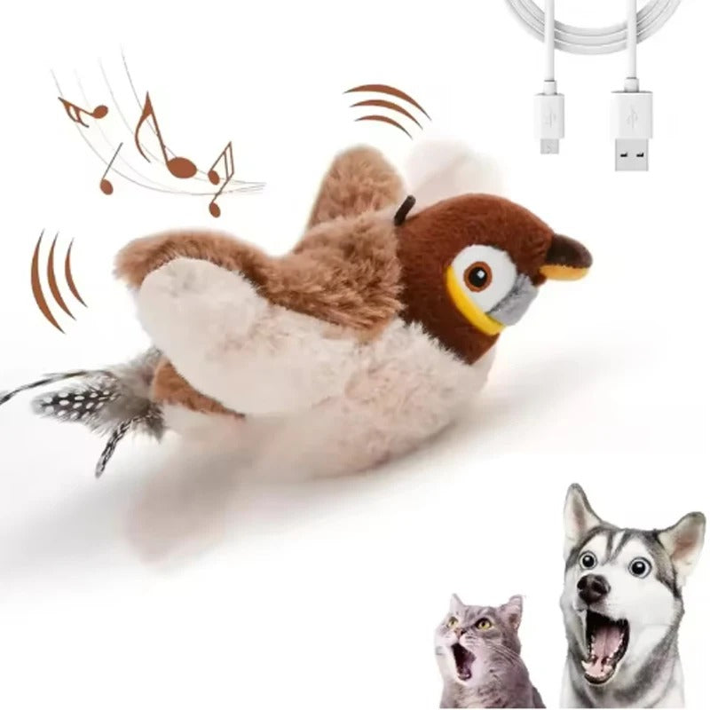 PawMotion Electric Flapping Bird Cat Toy