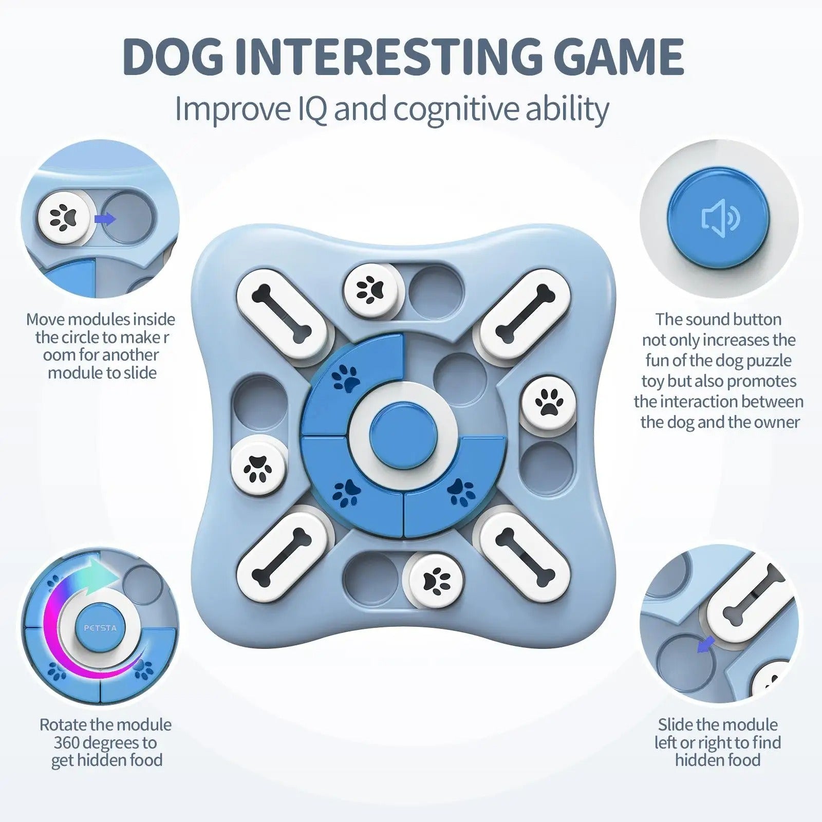 PawMotion Treat Puzzle Toy
