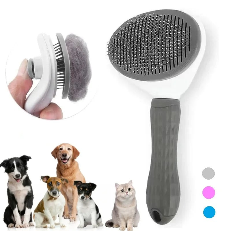 PawMotion Self-Cleaning Pet Hair Brush