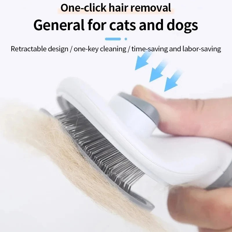 PawMotion Self-Cleaning Pet Hair Brush