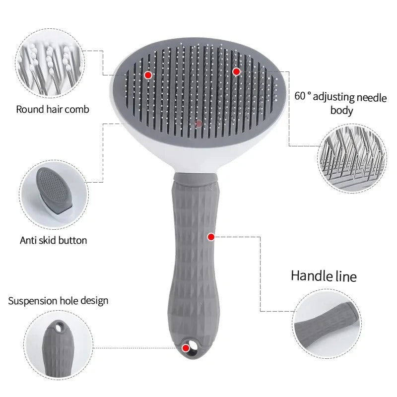 PawMotion Self-Cleaning Pet Hair Brush
