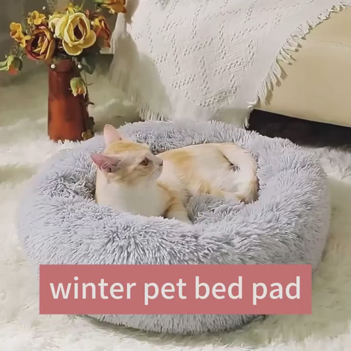 PawMotion Calming Donut Bed